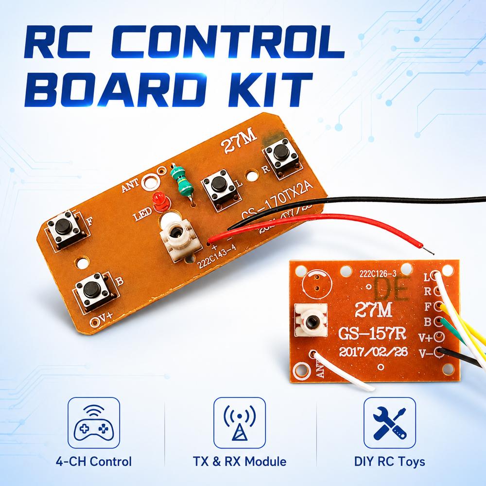 Drone Transmitter - 4CH RC Remote Control Circuit PCB