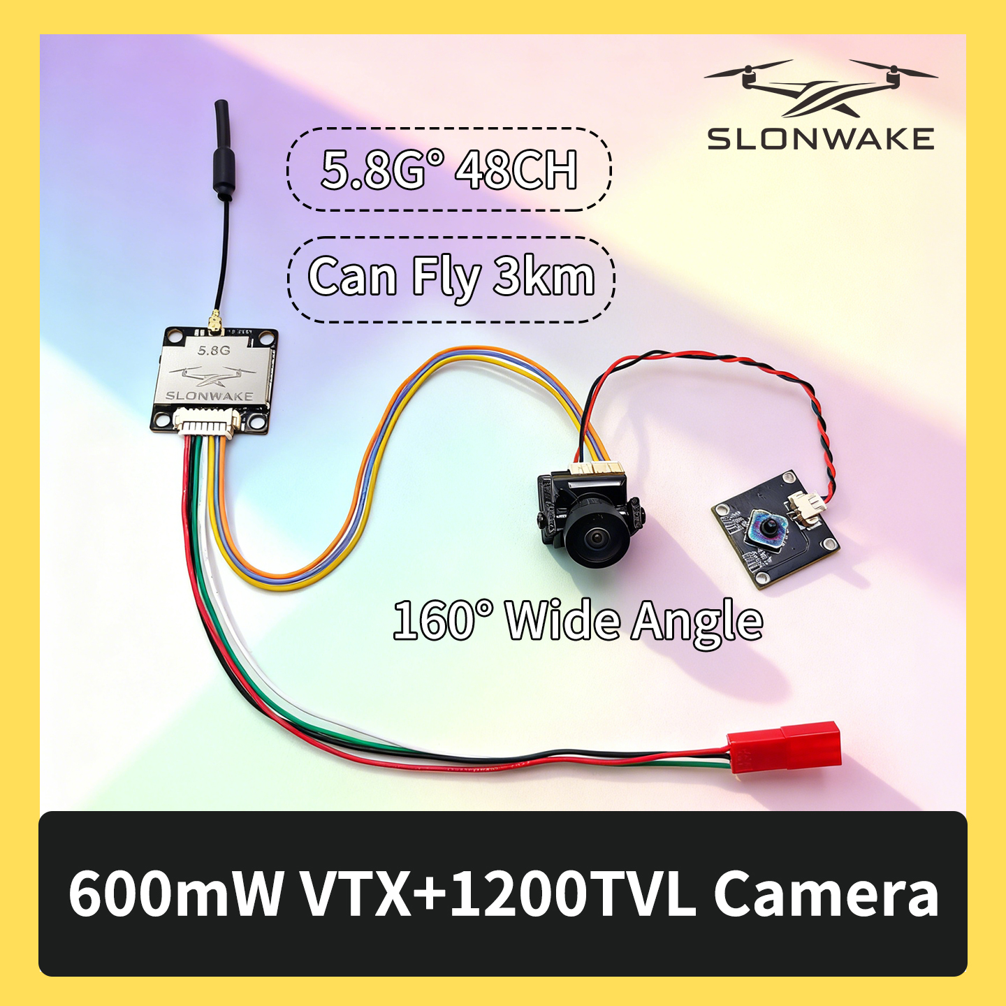 SLONWAKE 5.8G 600mW 7-24V FPV  - Drone Transmitter recensione e prezzo