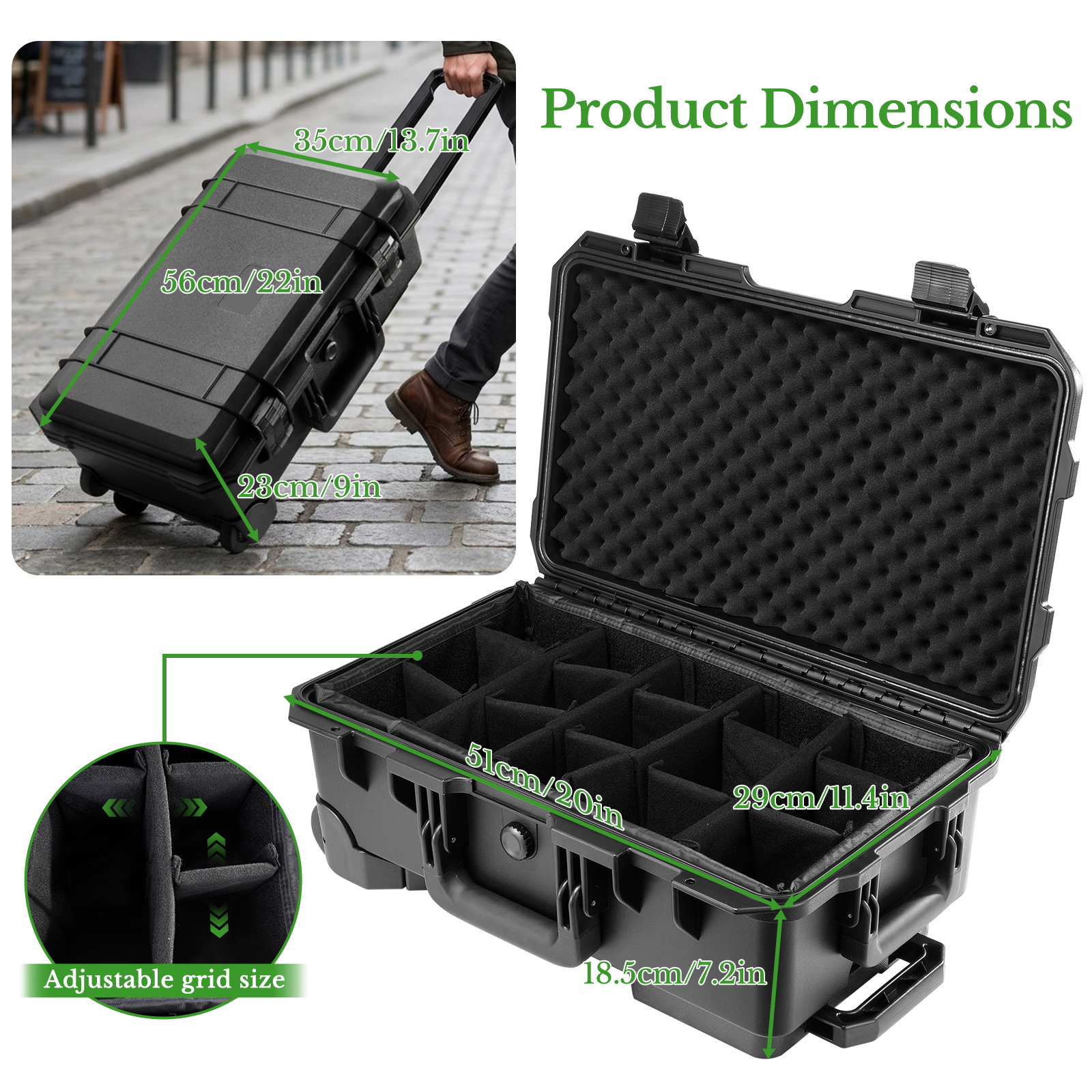 Professional Large Hard Rollin - Drone Camera recensione e prezzo