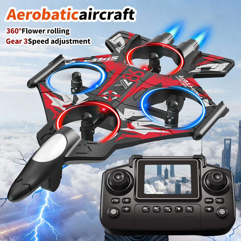 Fighter Jet Drone With Screen  - Drone Led Light recensione e prezzo