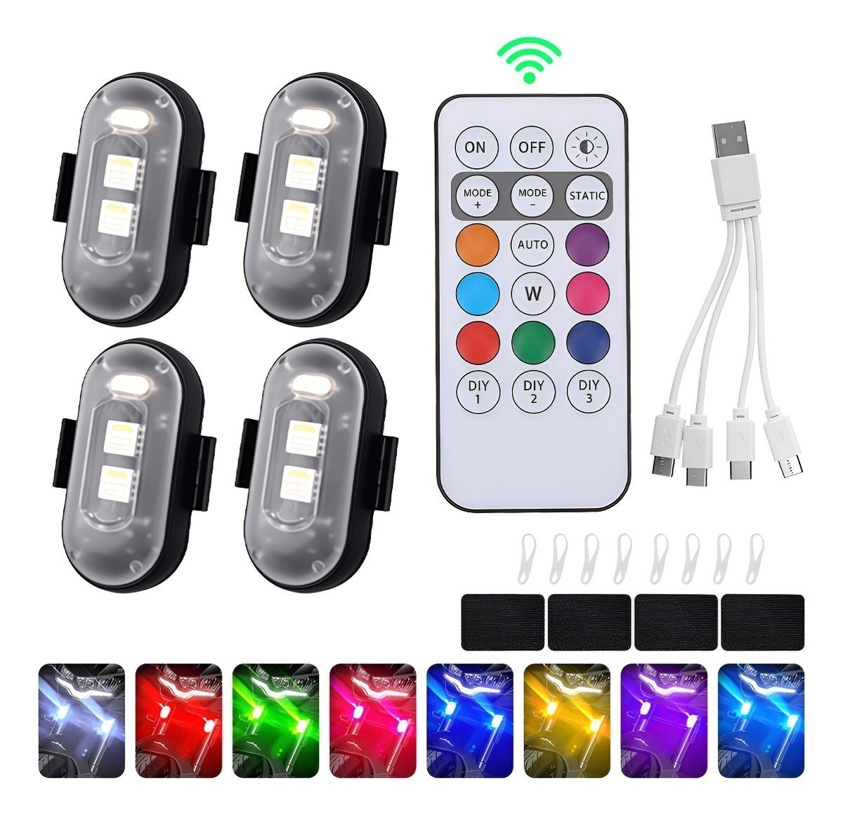 4 Pcs Led Strobe Lights with R - Drone Led Light recensione e prezzo
