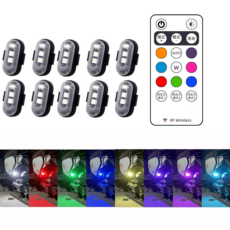 2/4/8Pcs Wireless Remote Contr - Drone Led Light recensione e prezzo