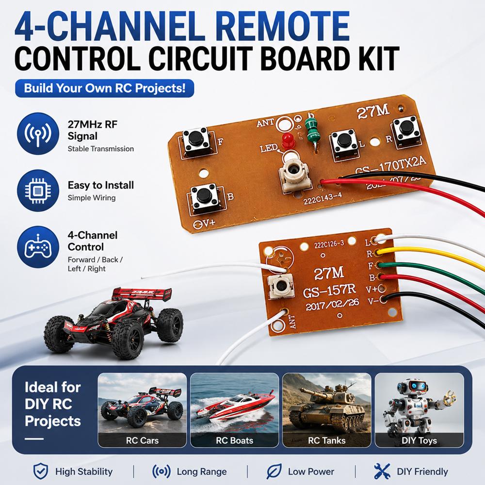 4CH RC Remote Control Circuit  - Drone Transmitter recensione e prezzo