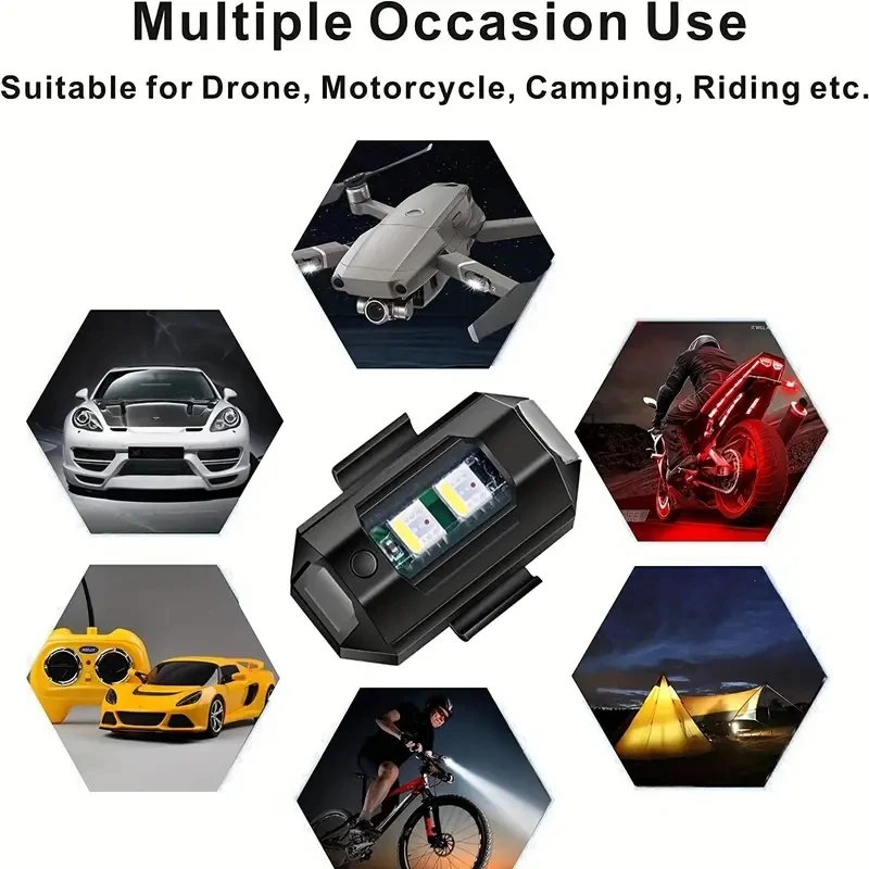 1Pcs Remote LED RGB Anti-colli - Drone Led Light recensione e prezzo