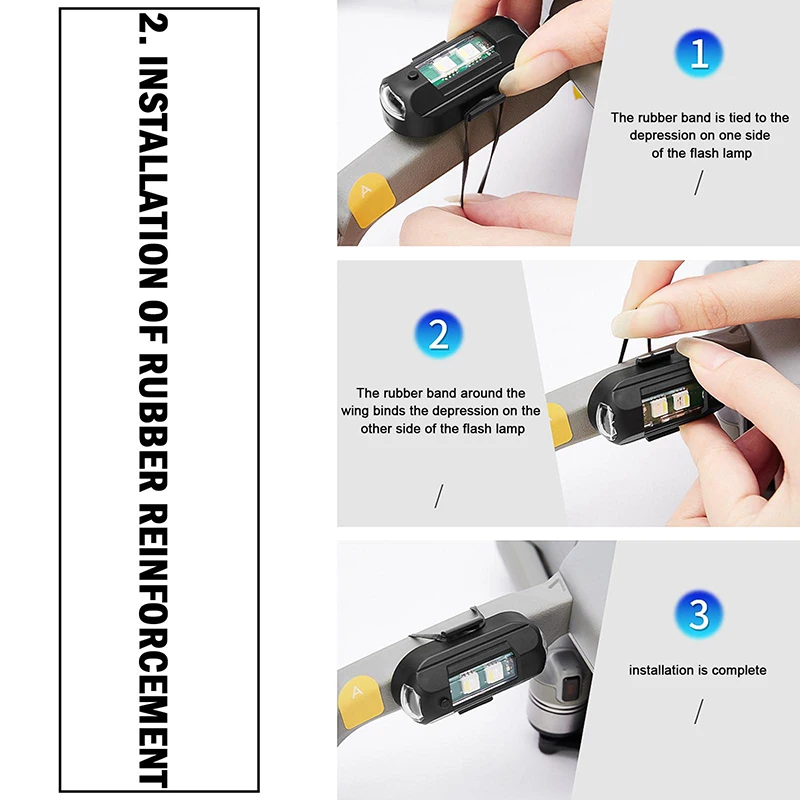 1Pcs Remote LED RGB Anti-colli - Drone Led Light recensione e prezzo