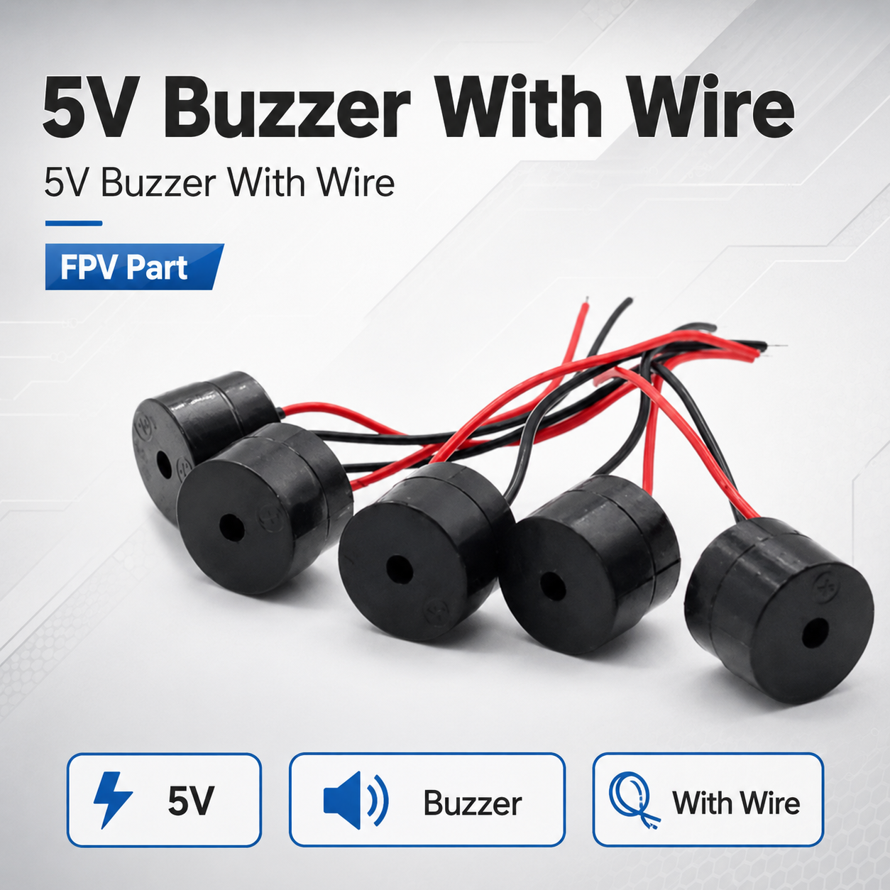 5V Buzzer With Wire For FPV Dr - Drone Buzzer recensione e prezzo