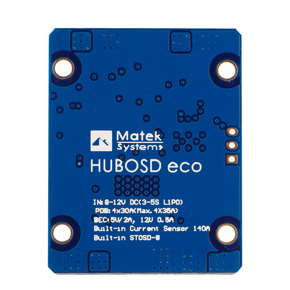 Matek Systems Hubosd eco H Pow - Drone Power Distribution Board recensione e prezzo