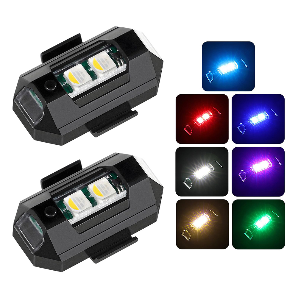 2PCS Mini LED Strobe Lights De - Drone Led Light recensione e prezzo
