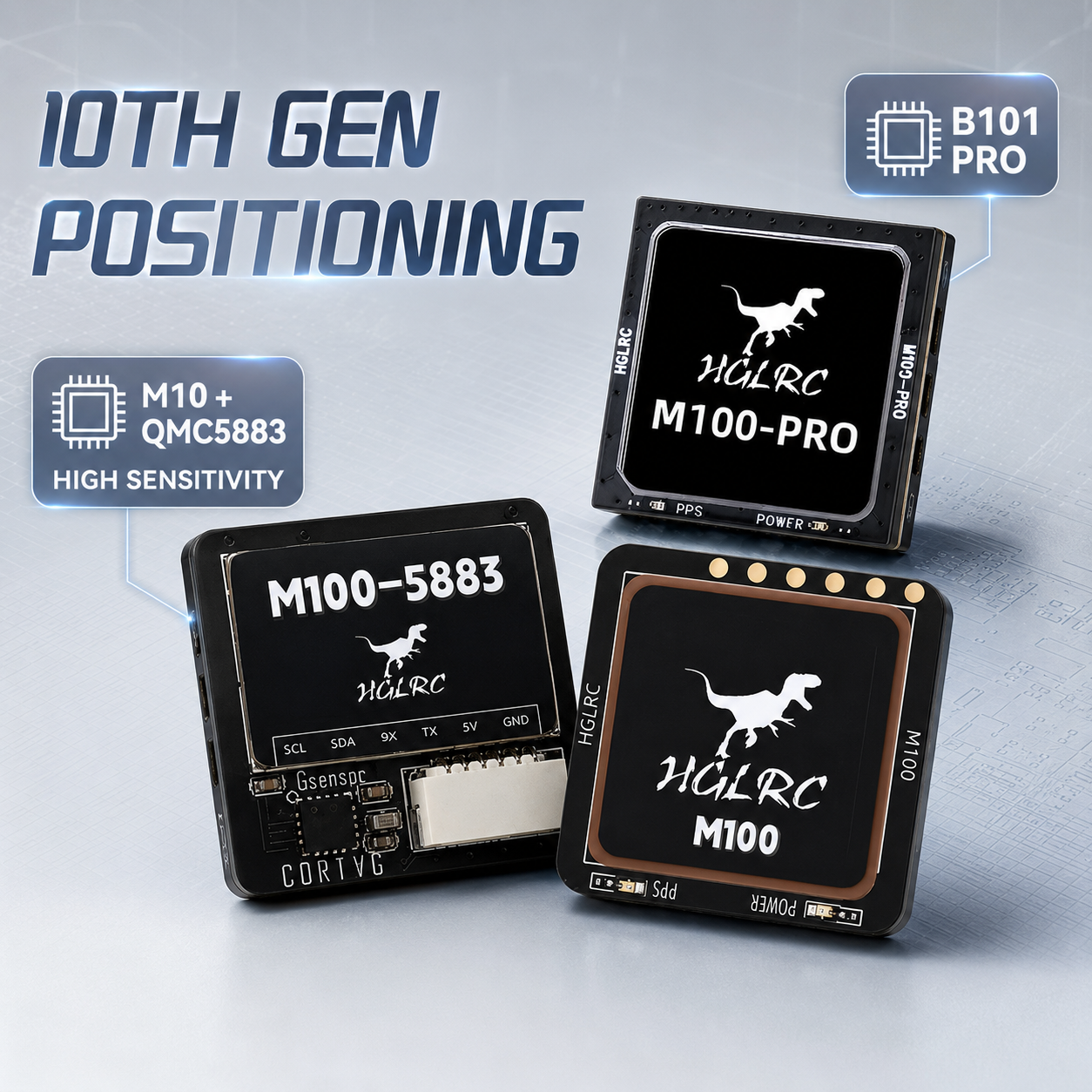 HGLRC M100 PRO M100-5883 Drone - Drone Compass recensione e prezzo