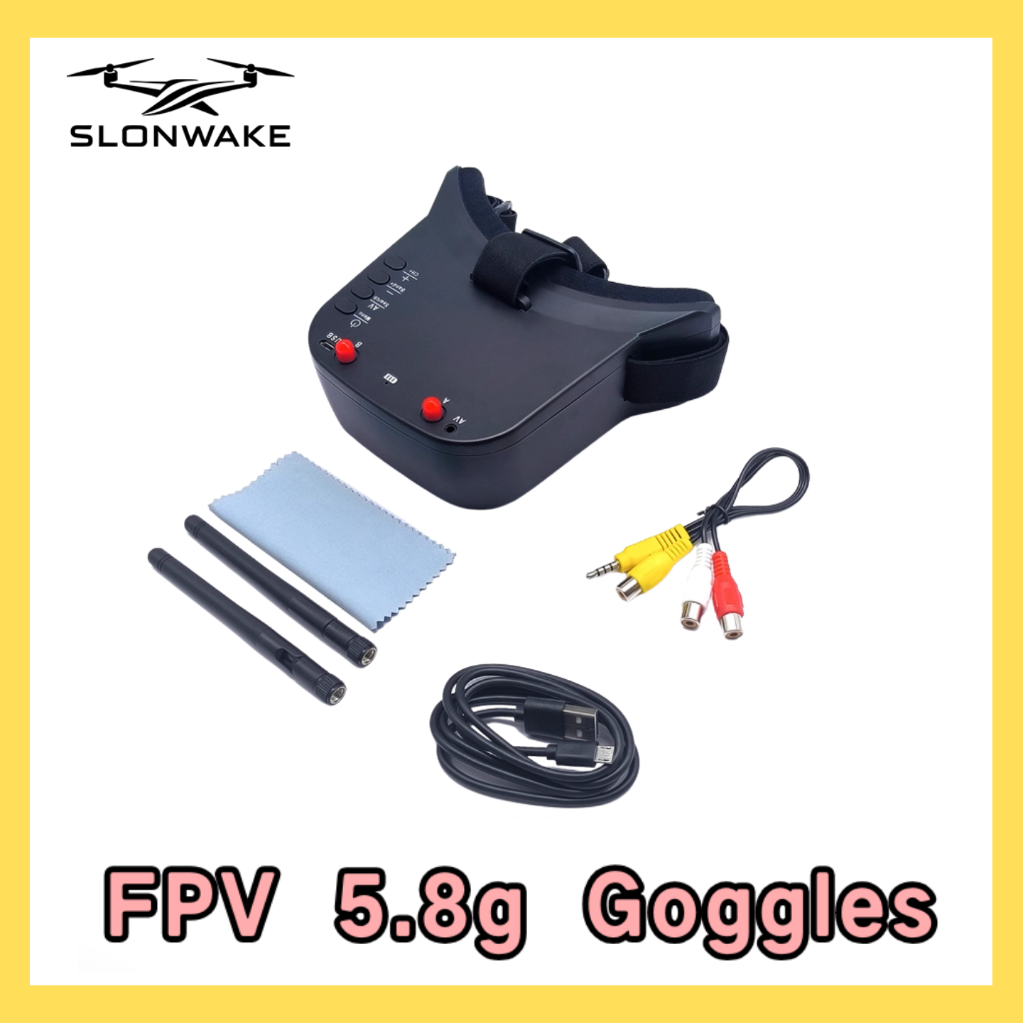 SLONWAKE 5.8G 48CH FPV 400mw V - Drone Receiver recensione e prezzo