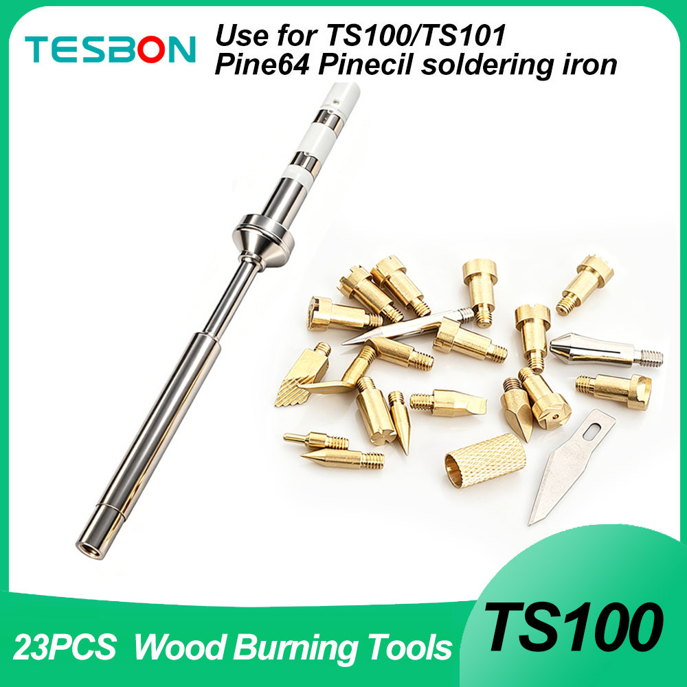 23pcs Wood Burning Tips Set fo - Drone Buzzer recensione e prezzo