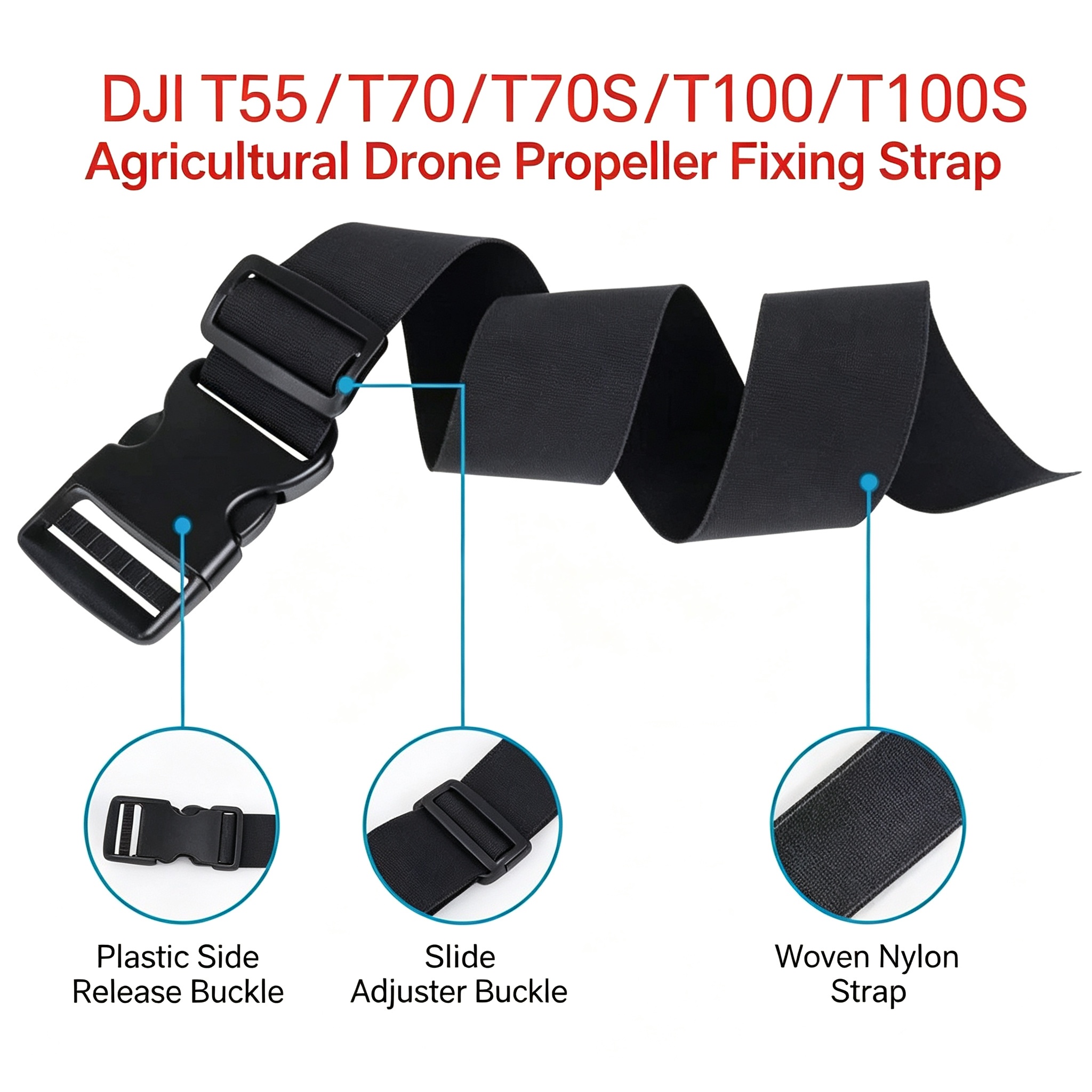 2PCS P200/P120/P150PRO T100S/T - Drone Battery Strap recensione e prezzo