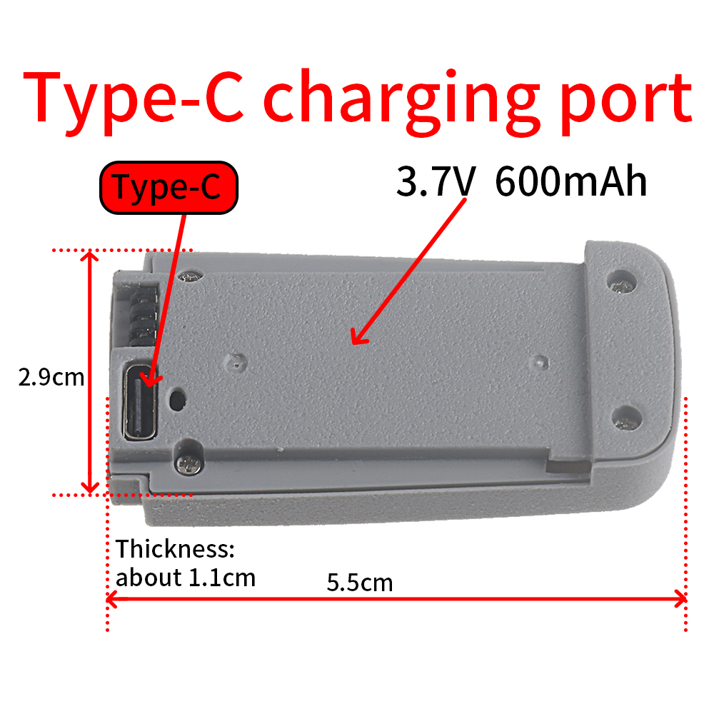 802540 3.7V 600mAh Lipo Batter - Drone Charger recensione e prezzo